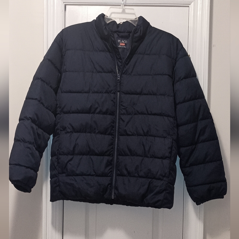 Children Place Youth Navy Puffer Jackets Size XXL